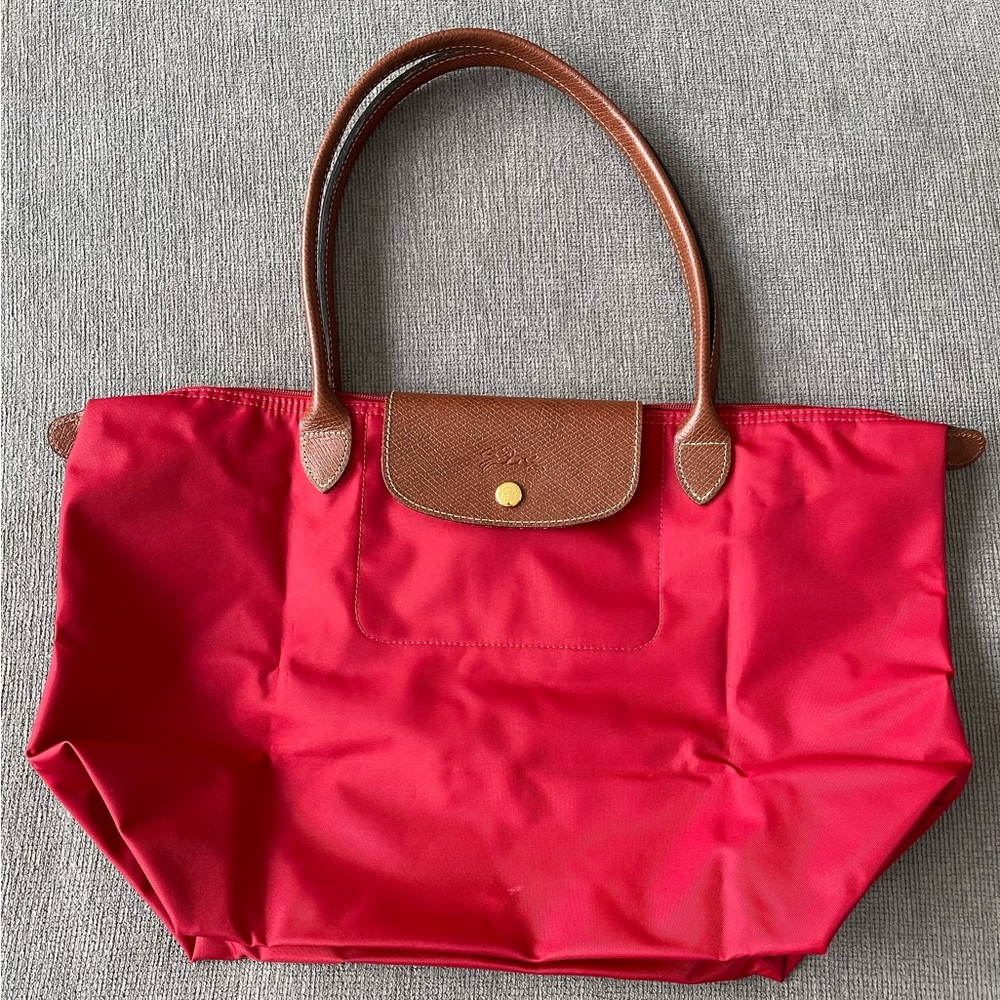NWOT Longchamp LE PLIAGE ORIGINAL SHOULDER BAG - Color RED